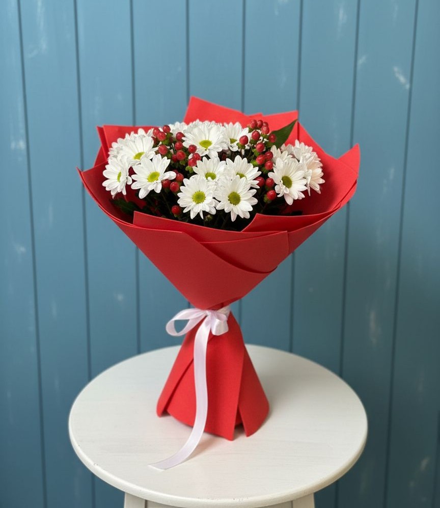 Букет цветов из: Хризантемы в Гиагинской