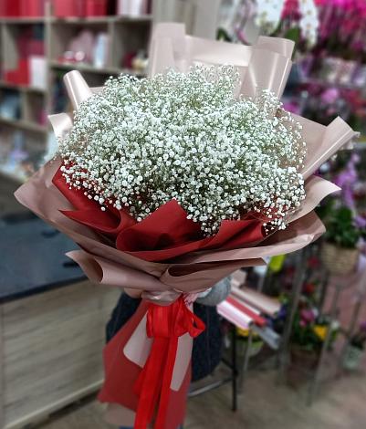Букет цветов из: Гипсофила в Гиагинской