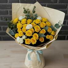 Букет цветов из:  Розы в Гиагинской