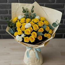 Букет цветов из:  Розы в Гиагинской