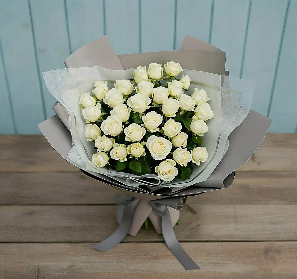 Букет Белоснежная нежность в Гиагинской