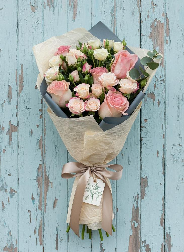 Букет цветов из: Розы в Гиагинской