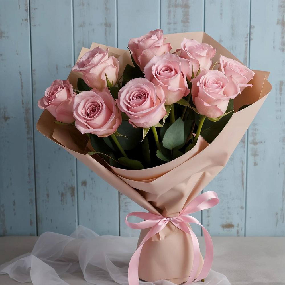 Букет цветов из: Розы в Гиагинской