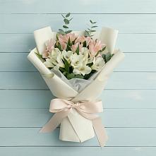 Букет цветов из:  Альстромерии в Гиагинской