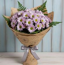 Букет цветов из:  Хризантемы #REPLACE_PRED# Гиагинской