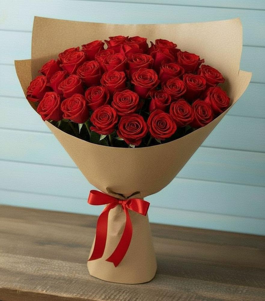 Букет Красные розы Милано в Гиагинской