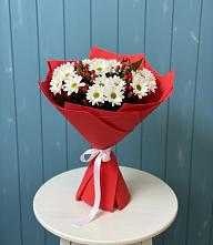 Букет цветов из:  Хризантемы #REPLACE_PRED# Гиагинской