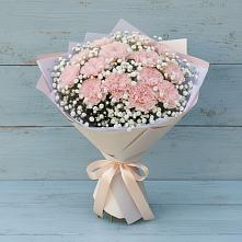 Букет цветов из:  Гвоздики в Гиагинской