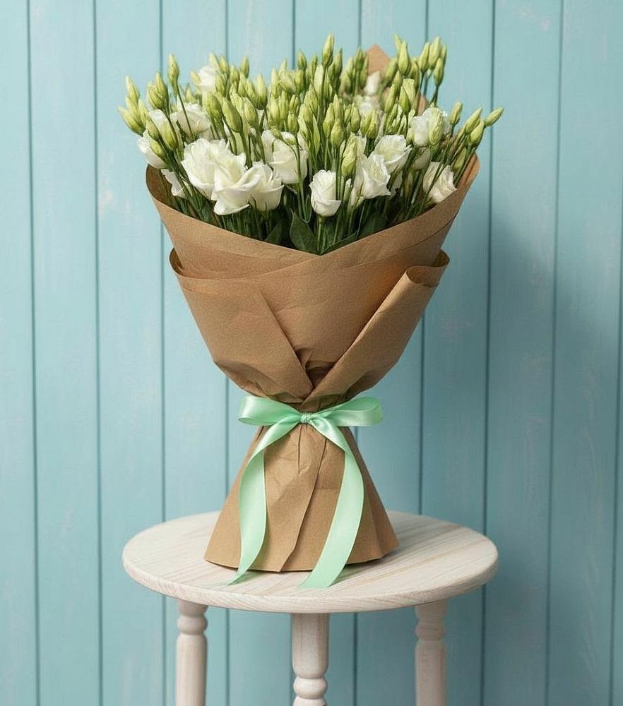 Букет цветов из: Лизиантусы в Гиагинской