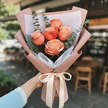 Букет цветов из:  Розы в Гиагинской