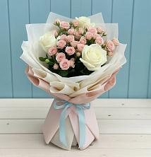 Букет цветов из:  Розы в Гиагинской