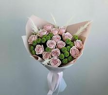 Букет цветов из:  Розы и Хризантемы в Гиагинской