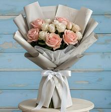 Букет цветов из:  Розы в Гиагинской