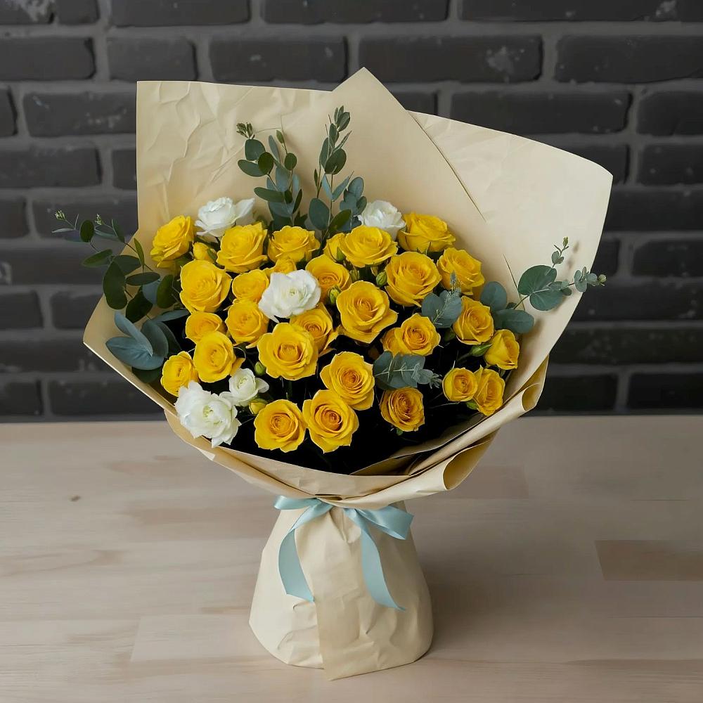 Букет цветов из: Розы в Гиагинской