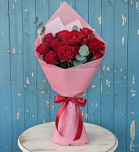 Букет цветов из:  Розы в Гиагинской