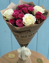 Букет цветов из:  Розы в Гиагинской