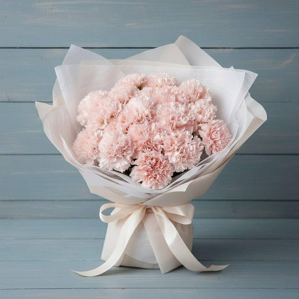 Букет цветов из: Гвоздики в Гиагинской