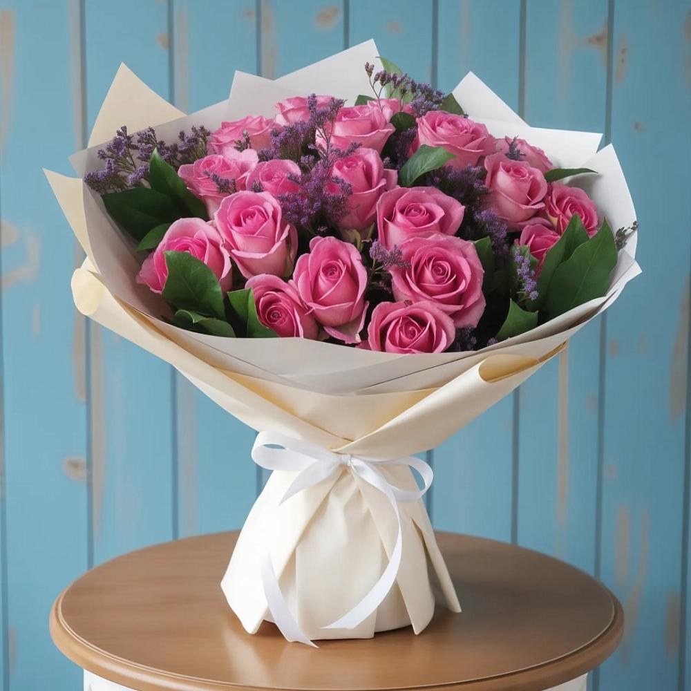 Букет цветов из: Розы в Гиагинской