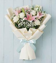 Букет цветов из:  Лилии в Гиагинской