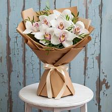 Букет цветов из:  Орхидеи и Розы в Гиагинской